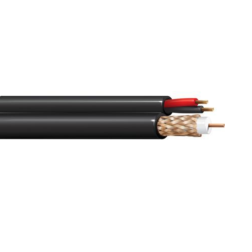 Belden 579945 25 AWG 1 Conductor 20 AWG 1 Pair Bare Copper 300V CCTV Plus Audio Cable