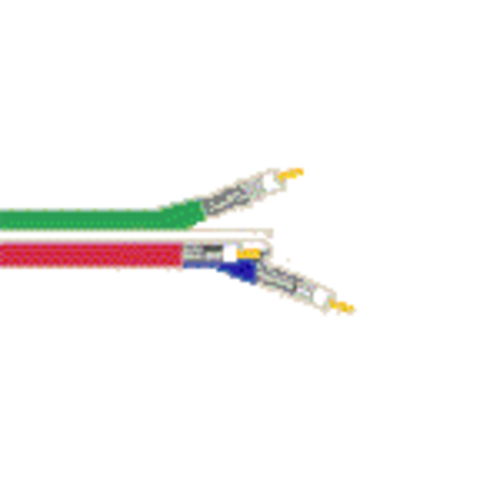Belden 1505S3 20 AWG 3 Conductor Solid Bare Copper 300V Coax Cable