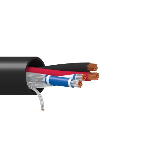 Belden 6381MD 24 AWG 1 Pair Tinned Copper 18 AWG 2 Pair Bare Copper 300V OSDP Reader Cable
