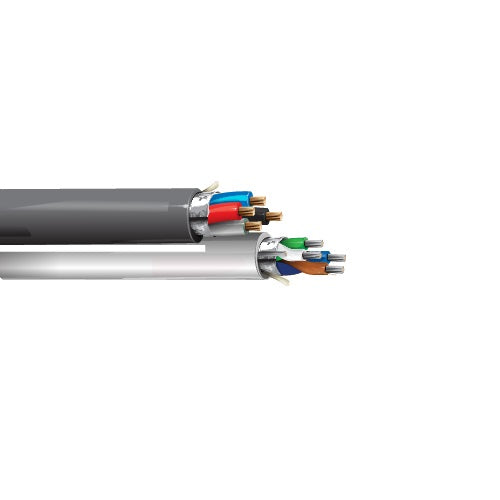 Belden 6386MD 22 AWG 2 Pair Tinned Copper 18 AWG 4 Conductor Bare Copper 300V Dual OSDP Access Control Cable