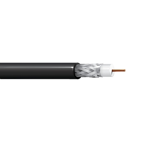 Belden 1855P 23 AWG 1 Conductor Solid Bare Copper 300V SDI Coax Cable