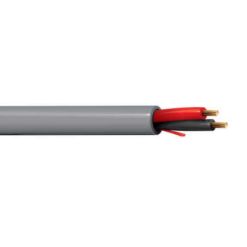Belden 5300UE 18 AWG 2 Conductor 7x26 Stranding Bare Copper 300V Security and Sound Cable