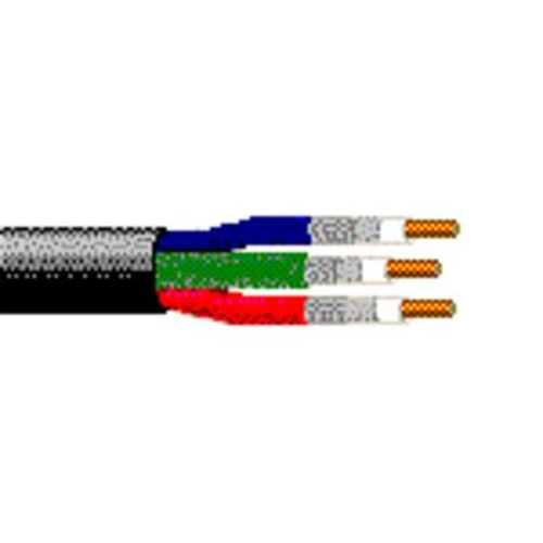 Belden 7794A 20 AWG 3 Conductor Solid Bare Copper 300V Video Flex Digital Coax Snake Cable
