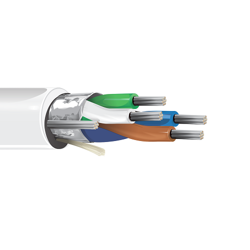 Belden 6541FD 22 AWG 2 Pair 7x30 Stranding Tinned Copper 300V OSDP Reader Cable