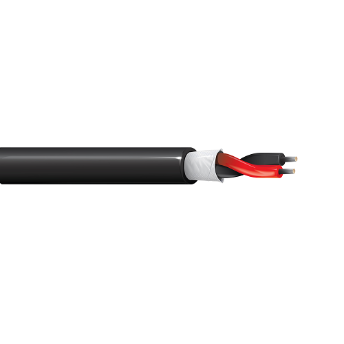 Belden 5500U1 22 AWG 2 Conductor 7x30 Stranding Tinned Copper 300V Security and Sound Cable