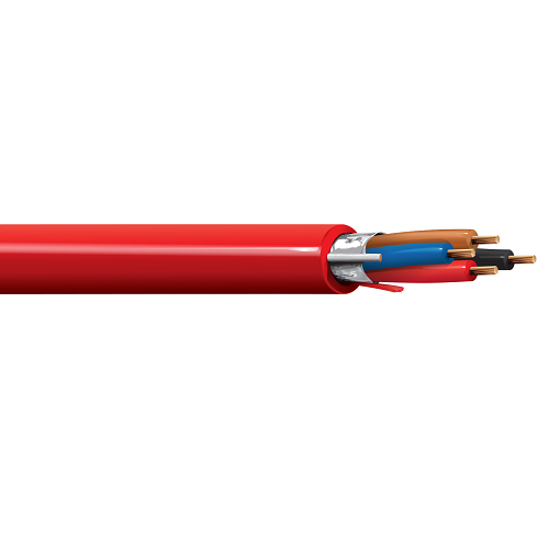 Belden 5522FL 22 AWG 4 Conductor Solid Bare Copper 300V Fire Alarm Cable