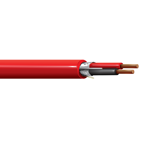 Belden 5020FJ 12 AWG 2 Conductor Solid Bare Copper 300V Fire Alarm Cable