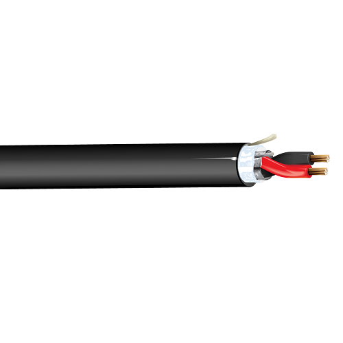 Belden 5200F2 16 AWG 2 Conductor 7x24 Stranding Bare Copper 300V Security and Sound Cable