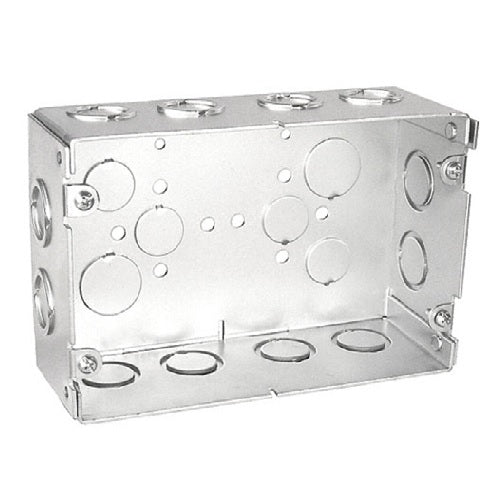 2-1/2" Two Gang Multi-Gang Box GB-2122 (Pack of 25)