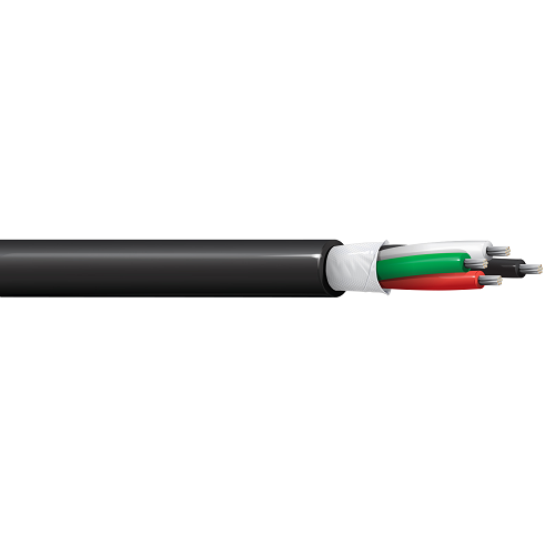 Belden 5202U1 16 AWG 4 Conductor 7x24 Stranding Tinned Copper 300V Security and Sound Cable