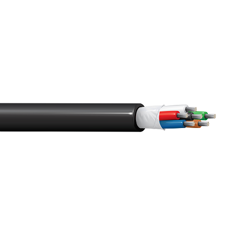 Belden 5304U1 18 AWG 6 Conductor 7x26 Stranding Tinned Copper 300V Security and Sound Cable