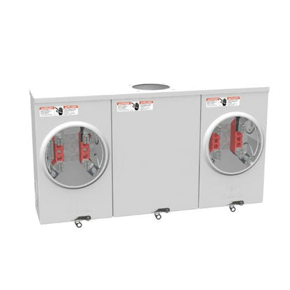 4 Terminal 2-Position 200A Ringless Meter Socket with Horn Bypass U1252-R-KK-RGE