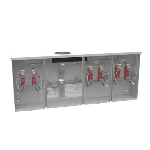 4 Terminal 3-Position 200A Ringless Meter Socket with Horn Bypass U1253-R-KK-RGE