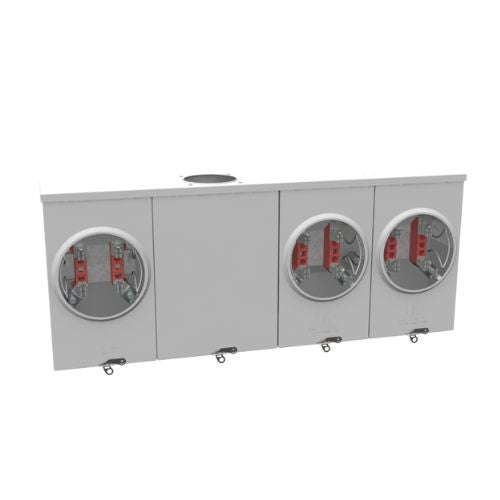 4 Terminal 3-Position 200A Ringless Meter Socket with Horn Bypass U1253-R-KK-RGE