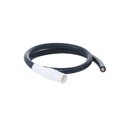 4/0 AWG Genflex Type W Power Cable CAM Male Connector to Opposite Bare