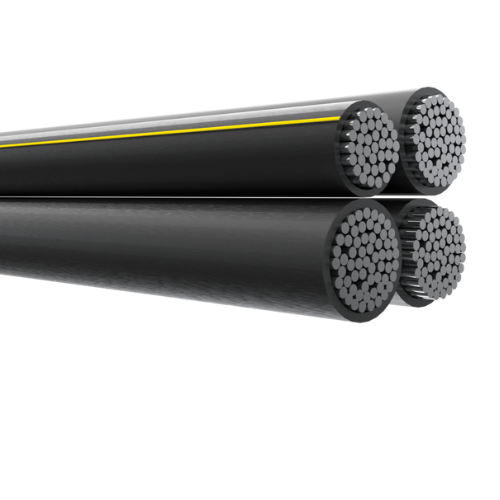 250' 750-750-750-500 Windham Quadruplex Aluminum Conductor Underground Direct Burial 600V URD