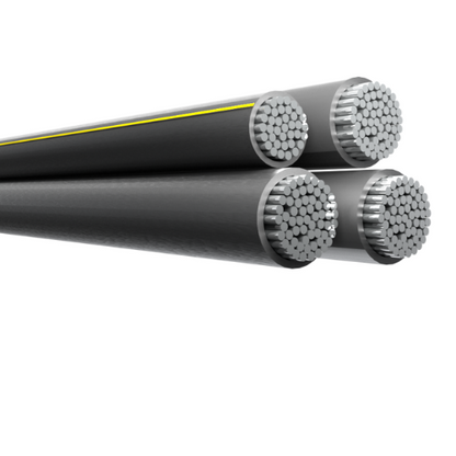 250' 750-750-750-500 Windham Quadruplex Aluminum Conductor Underground Direct Burial 600V URD