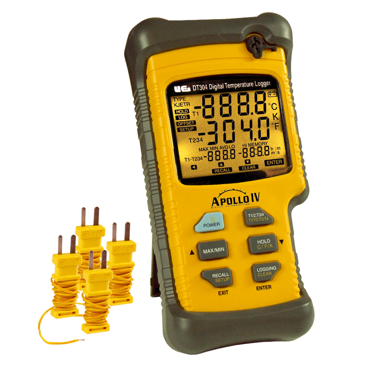 Quad Input Logging Thermometer