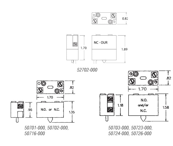 50716-000 Contact Blocks