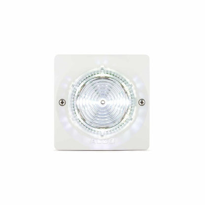 8128-IC - Clear/White PoE Visual Alert Strobe Light for Noisy Environments