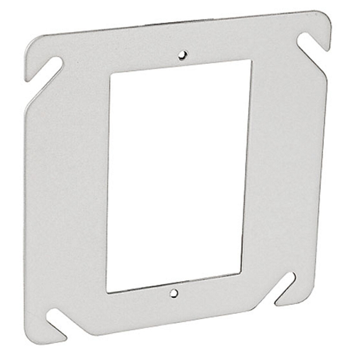 4 Inch Square One Gang Device Ring Flat 52C62A (pack of 200)
