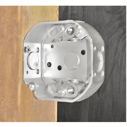 4 Inch Octagon Box 1-1/2 Inch Deep BX Clamps 54151-BX (Pack of 100)