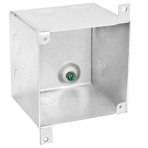 4 Inch Square 3-1/2 Inch Extra Deep Concrete Box 52181-1/2-SPKR (pack of 20)