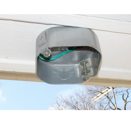 4 Inch Octagon Weatherproof Outdoor Fan And Fixture Support Box 2-1/8 Inch Deep No Bracket 54171-FANNBWP (Pack of 25)