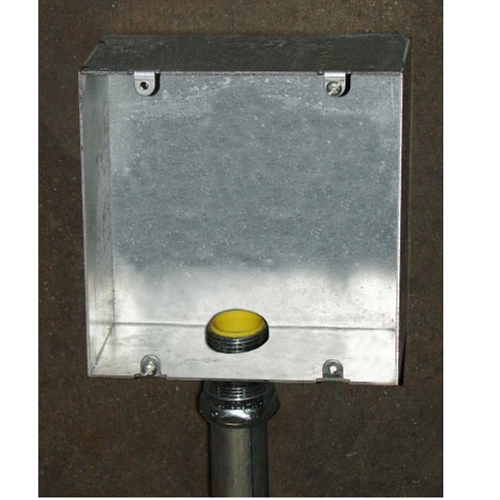 6 Inch Square Blank Junction Box 2-1/2 Inch Deep No Knockouts 6250-BLNK (Pack of 10)