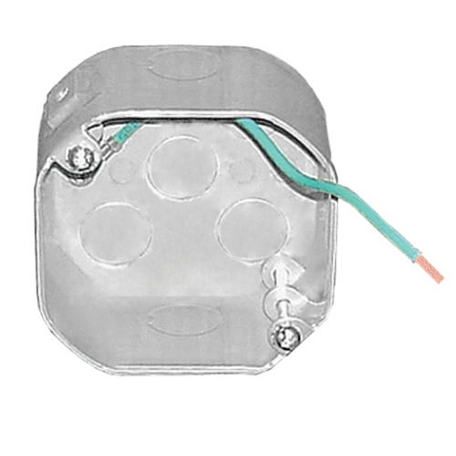 4 Inch Octagon Weatherproof Outdoor Fan And Fixture Support Box 1-1/2 Inch Deep No Bracket 54151-FANNBWP (Pack of 25)