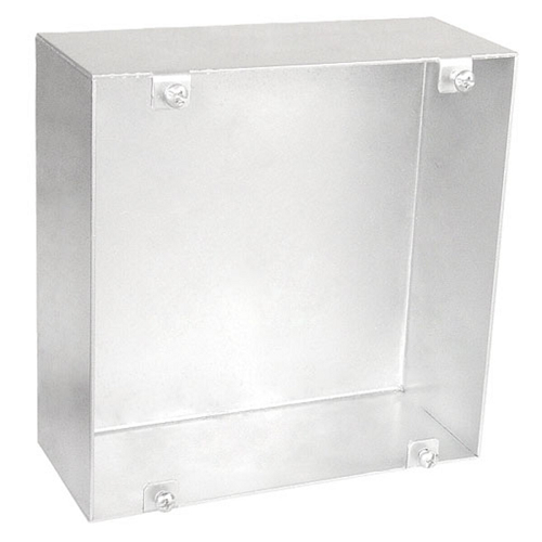 6 Inch Square Blank Junction Box 2-1/2 Inch Deep No Knockouts 6250-BLNK (Pack of 10)