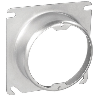 4 Inch Square To 3-1/2 Inch Round Fixture Ring 1-1/4 Inch Raised 52C3-1-1/4 (pack of 165)