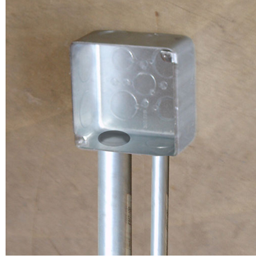 4 Inch Square Box 2-1/8 Inch Deep Drawn With Conduit Knockouts 52171-3/4-1VT (pack of 25)