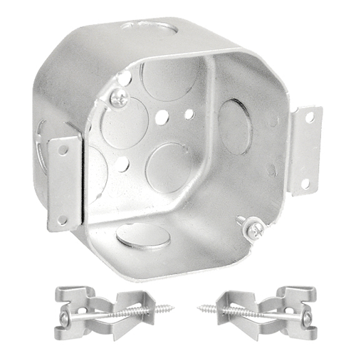 4 Inch Octagon Cut In Old Work Box 2-1/8 Inch Deep 54171-OW (Pack of 50)