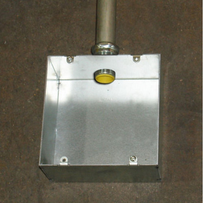 6 Square Blank Junction Box 3-1/2 Inch Deep No Knockouts 6350-BLNK (Pack of 10)