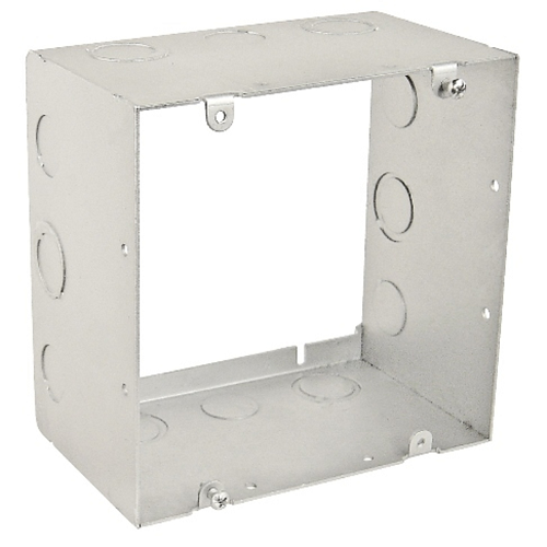 6 Square Extention Ring 3-1/2 Inch Deep 1/2 And 3/4 Inch Knockouts 6350-EXT (Pack of 20)