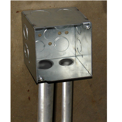 4 Inch Square 3-1/2 Inch Extra Deep Junction Box Side Knockouts 52181-S (pack of 30)