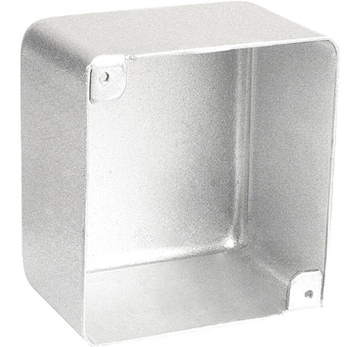 4 Inch Square Blank Junction Box 2-1/8 Inch Deep No Knockouts 52171-BL ...