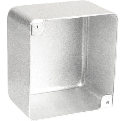 4 Inch Square Blank Junction Box 2-1/8 Inch Deep No Knockouts 52171-BLNK (pack of 25)