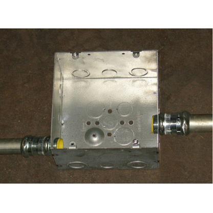 6 Square Junction Box 3-1/2 Inch Deep 1/2 And 3/4 Inch Knockouts 6350-S (Pack of 20)