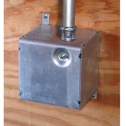 4 Inch Square Concrete Box With Mounting Tabs 3-1/2 Inch Deep Side Knockouts 52181-SPKR (pack of 15)