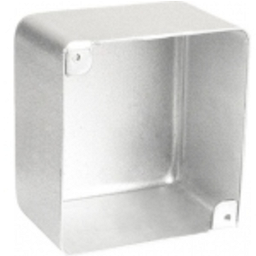 4 Inch Square Blank Junction Box 2-1/8 Inch Deep Drawn No Knockouts 52171-BLNKSS (pack of 3)