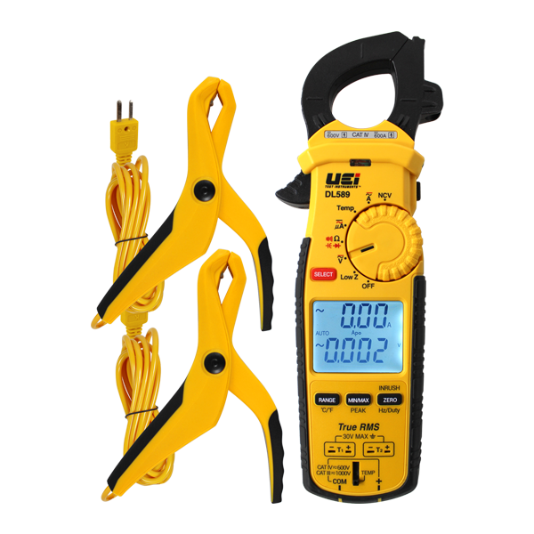 DL589 600A TRMS Clamp Meter w/ DC Amps