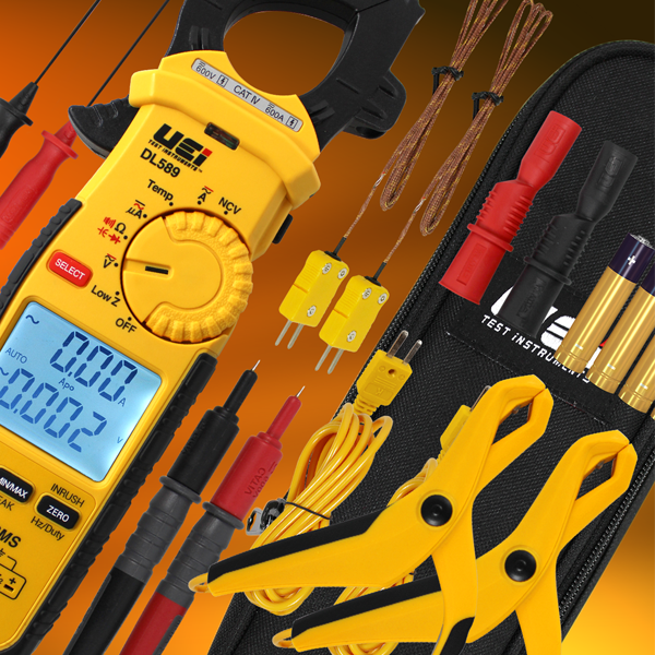 DL589 600A TRMS Clamp Meter w/ DC Amps