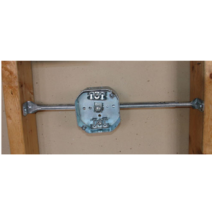 4 Inch Octagon Box  1-1/2 Inch Deep Adjustable Bar Hanger MC Clamp 54151-HUBX (Pack of 50)