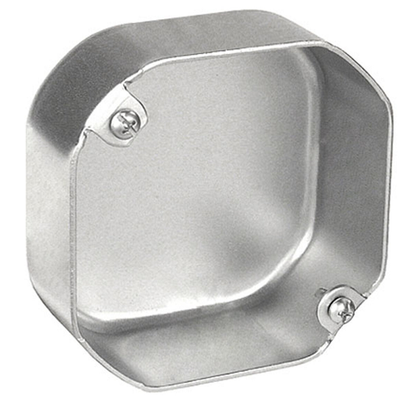 4 Inch Blank Octagon Box 1-1/2 Inch Deep No Knockouts 54151-BLNK (Pack of 50)