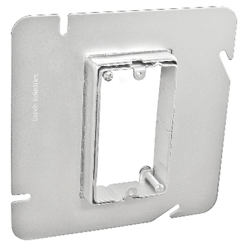 6 Square One Gang Adjustable Device Ring 5/8 TO 1-1/4 Inch Raise 61AMR-158 (Pack of 10)