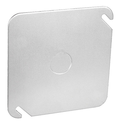 4 Inch Square Blank Cover With 1/2 Inch Knockout 52C6 (pack of 200)