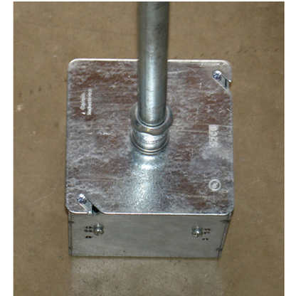 4 Inch Square Blank Cover With 1/2 Inch Knockout 52C6 (pack of 200)