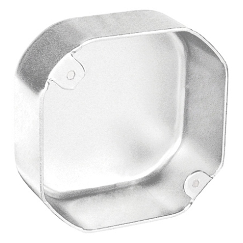 4 Inch Blank Octagon Box 1-1/2 Inch Deep No Knockouts Stainless Steel 54151-BLNKSS (Pack of 50)